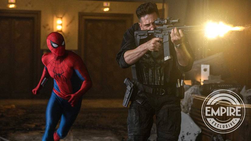 Punisher e Homem-Aranha em ação
