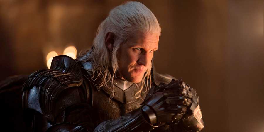 Daemon Targaryen em armadura em A Casa do Dragão