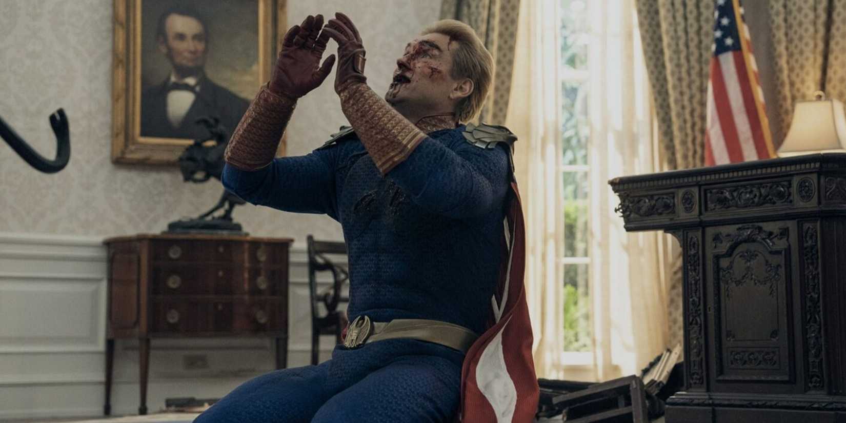 Homelander em cena de The Boys