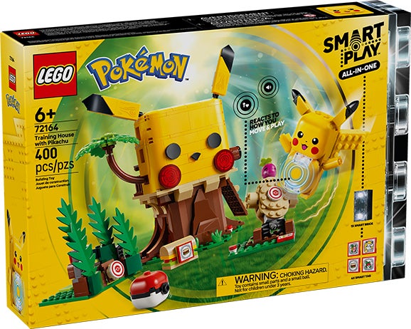 Sets LEGO Pokémon Smart Play com diversos personagens