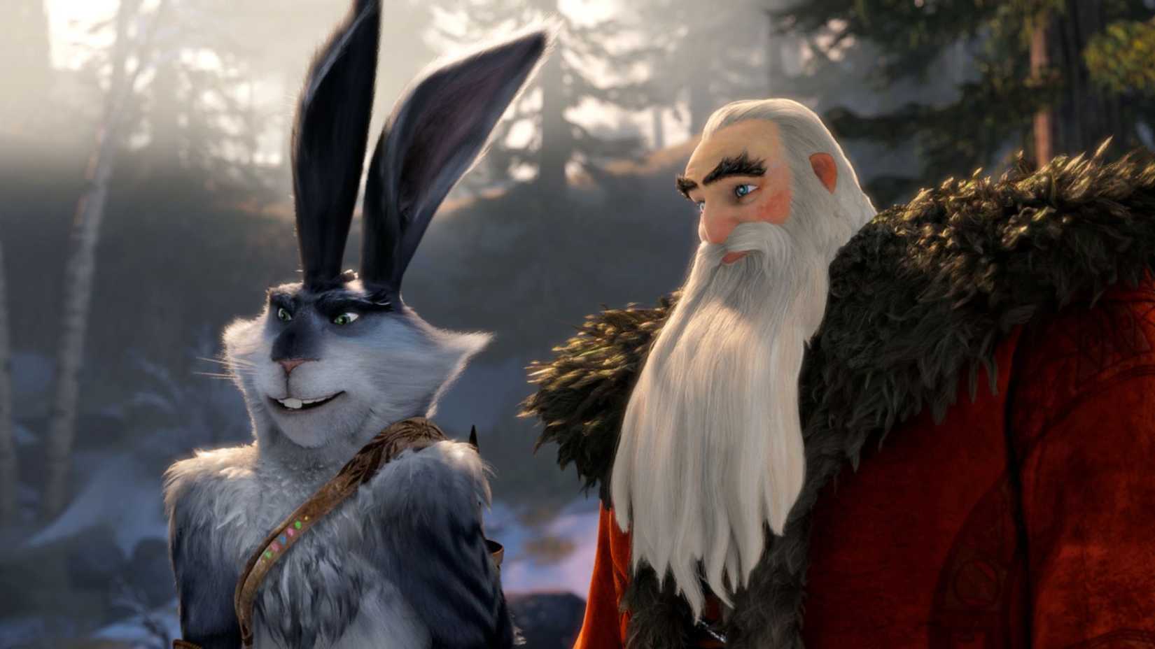 Papai Noel e o Coelhinho da Páscoa em A Origem dos Guardiões