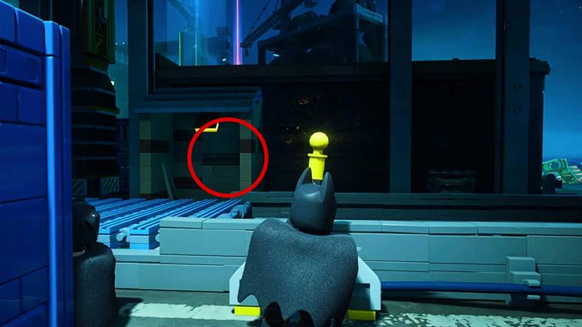 Alavanca para o puzzle SubWayne em LEGO Batman: Legacy of the Dark Knight