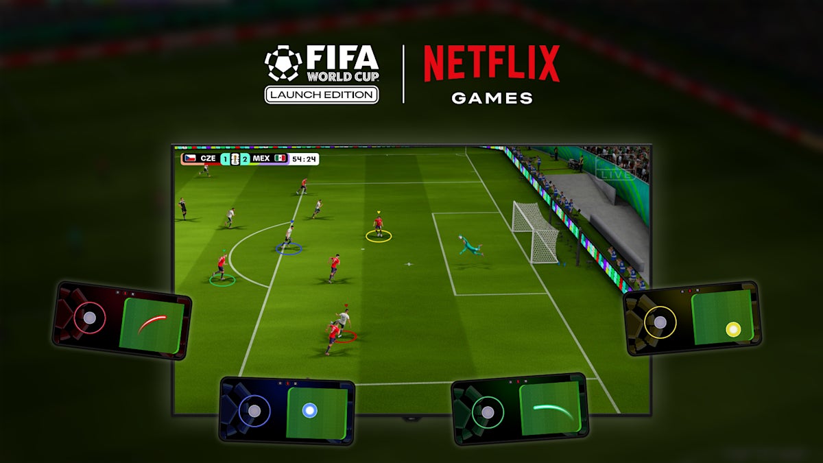 Logo FIFA World Cup e Netflix Games