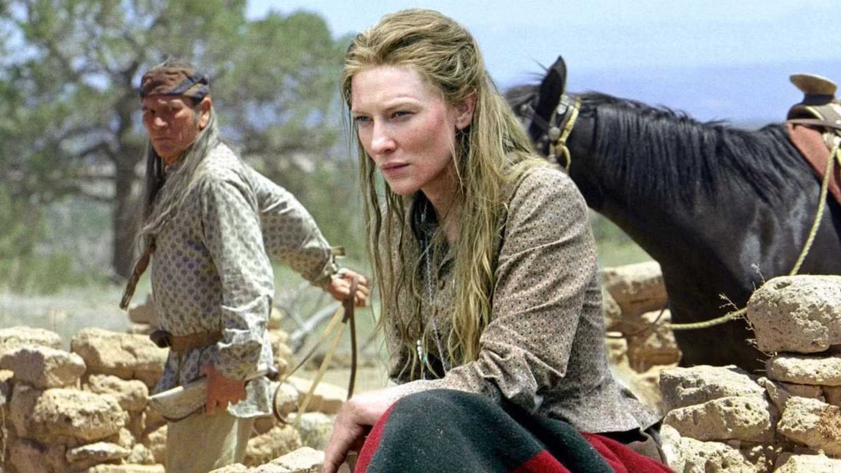 Cate Blanchett e Tommy Lee Jones em The Missing