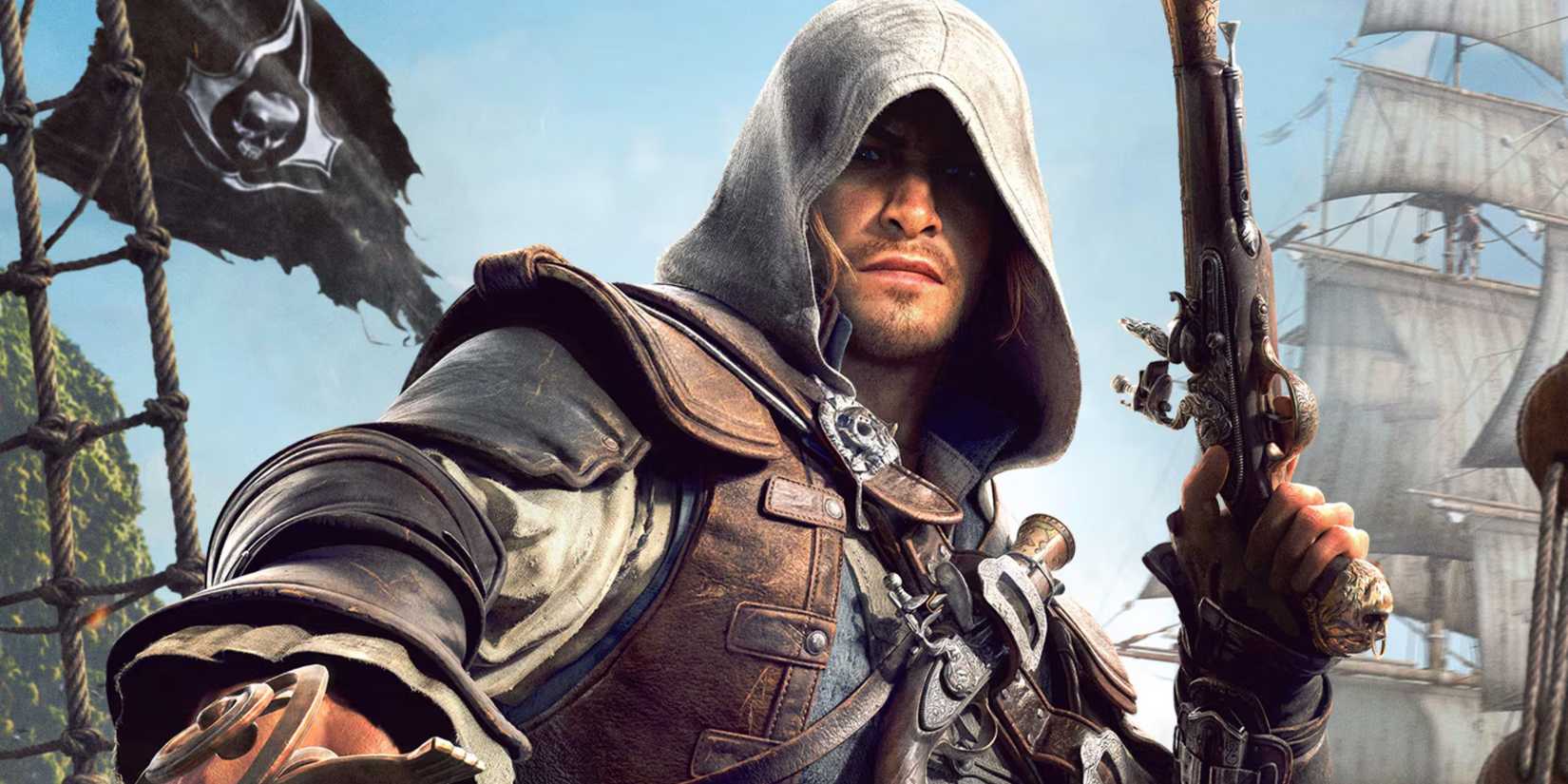 Edward Kenway em Assassin's Creed Black Flag Resynced
