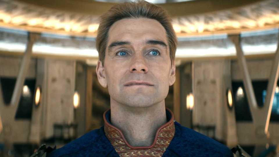 Homelander na Torre Vought em The Boys
