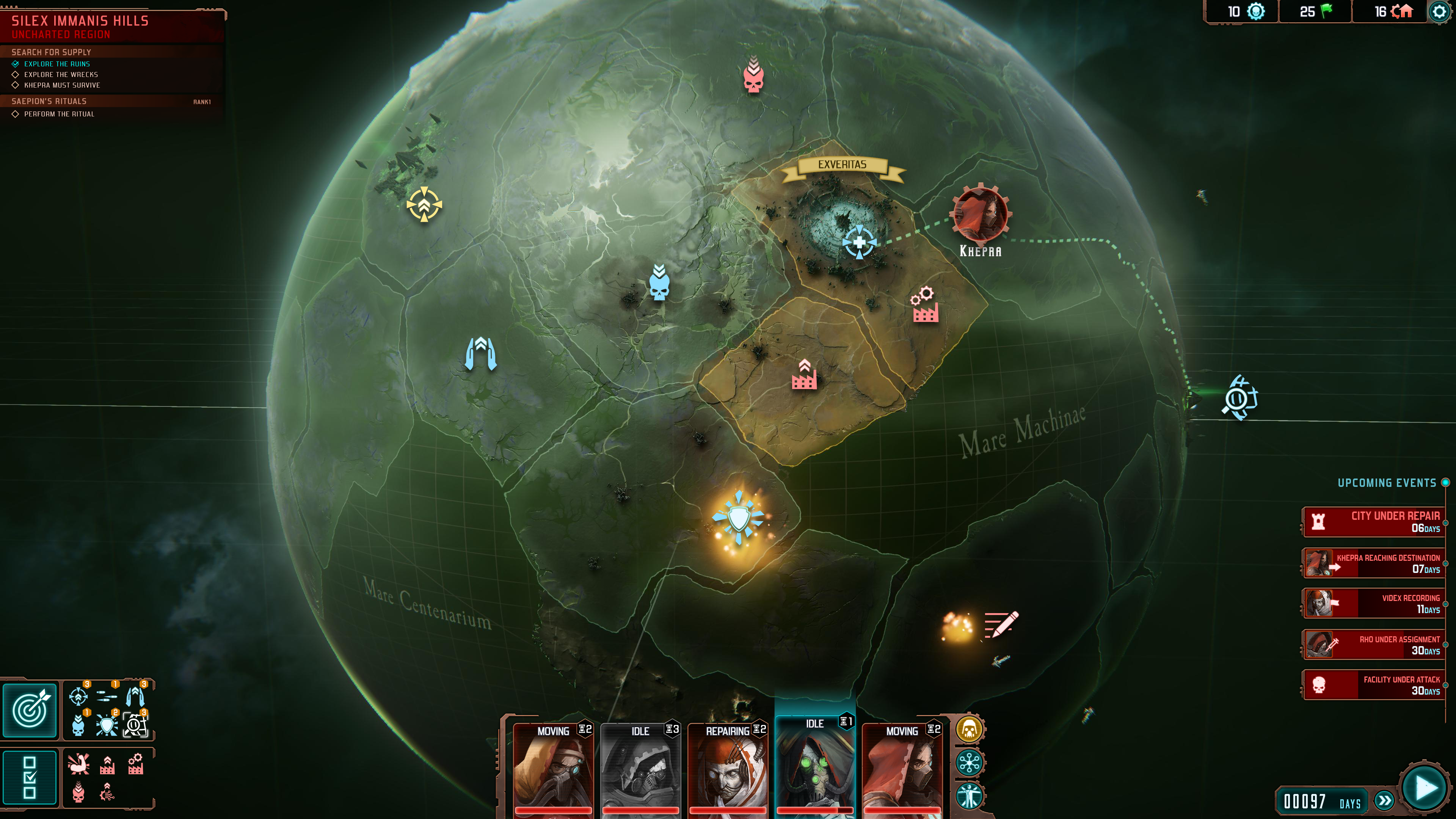 Necrons em formação para o combate