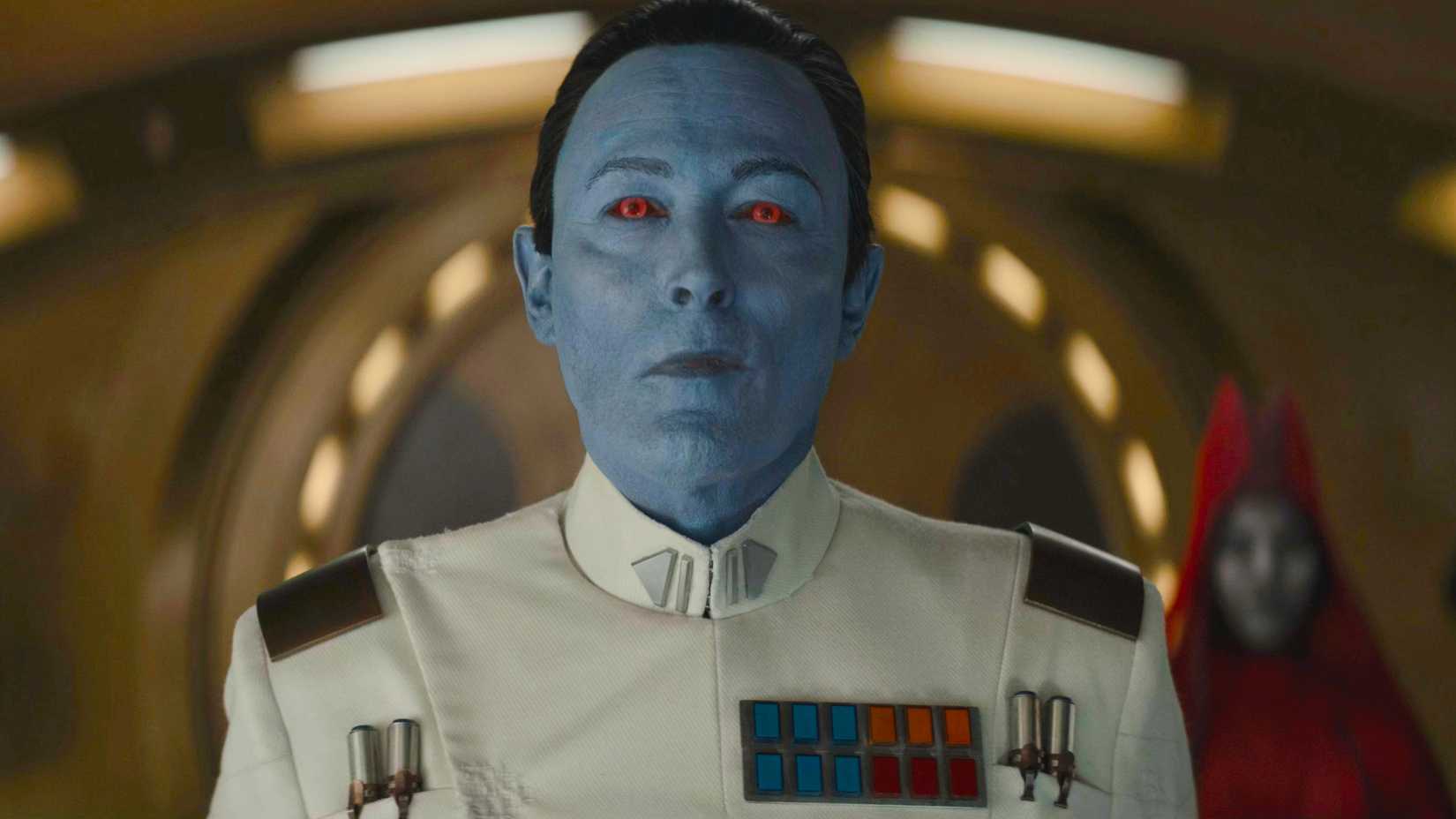 Grand Admiral Thrawn no final da primeira temporada de Ahsoka