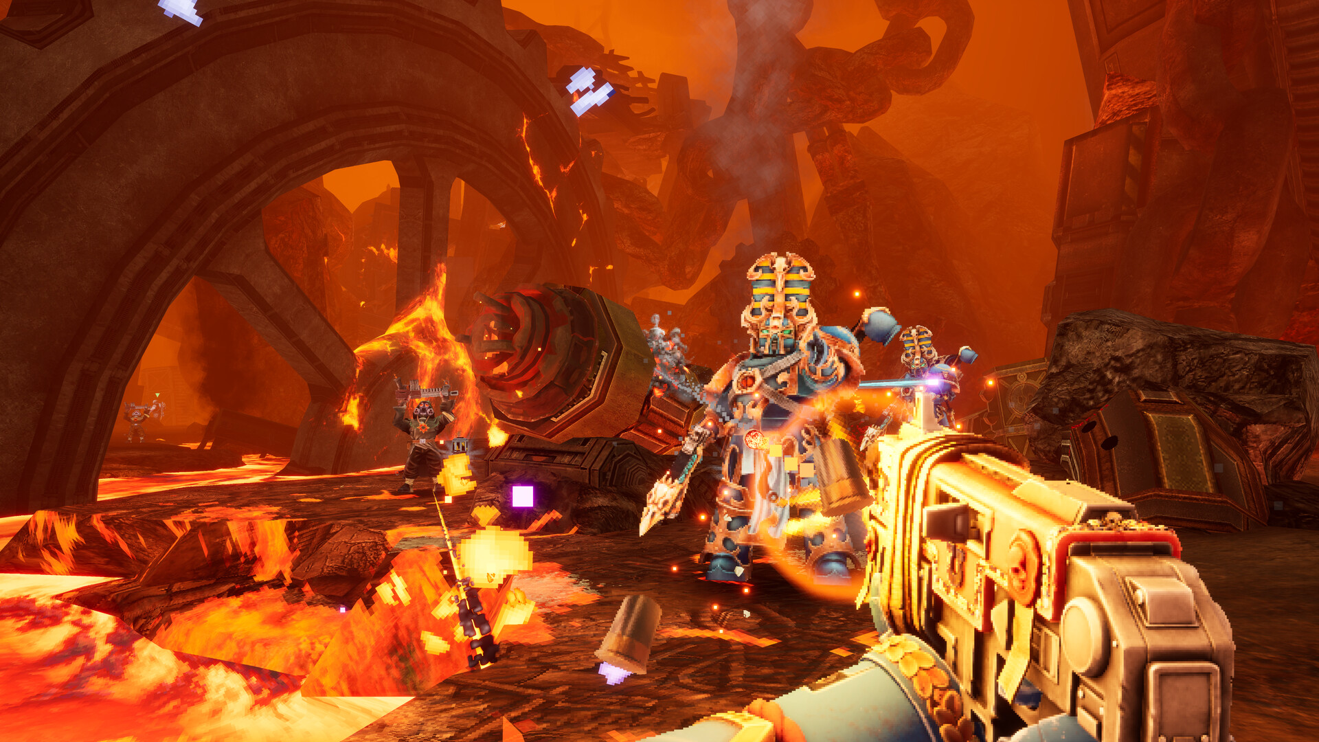 Cena de combate de Warhammer 40,000: Boltgun 2