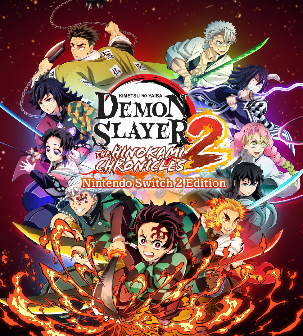 Arte da versão de Nintendo Switch 2 de Demon Slayer: The Hinokami Chronicles 2
