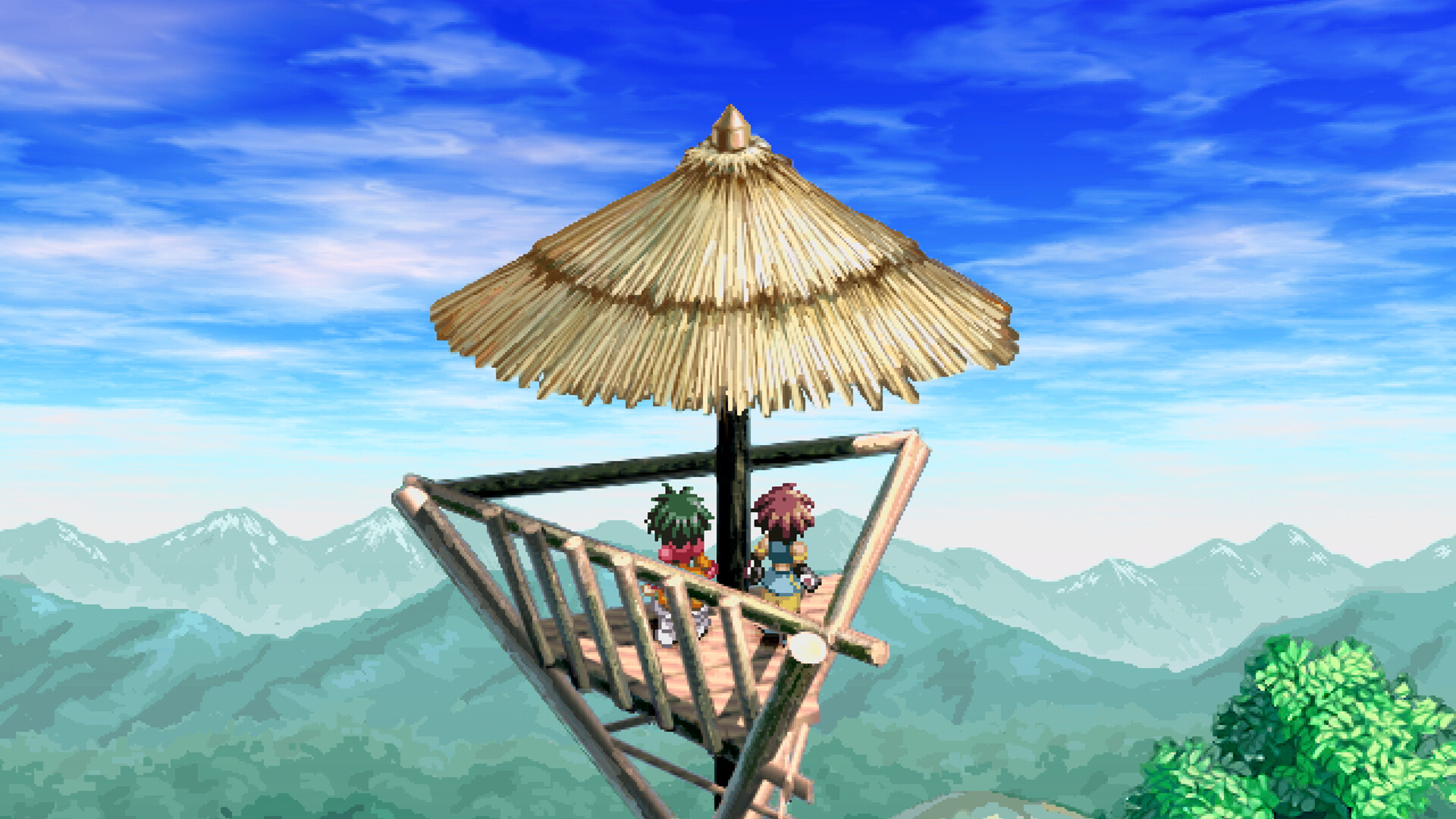 Cena de exploração em Tales of Eternia Remastered
