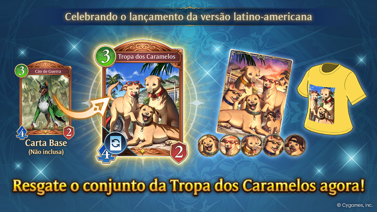 Conjunto Tropa dos Caramelos em Shadowverse: Worlds Beyond