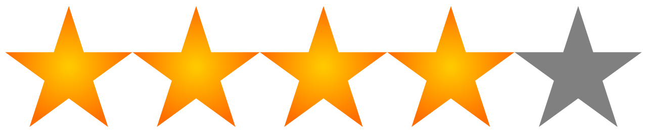 4 de 5 estrelas